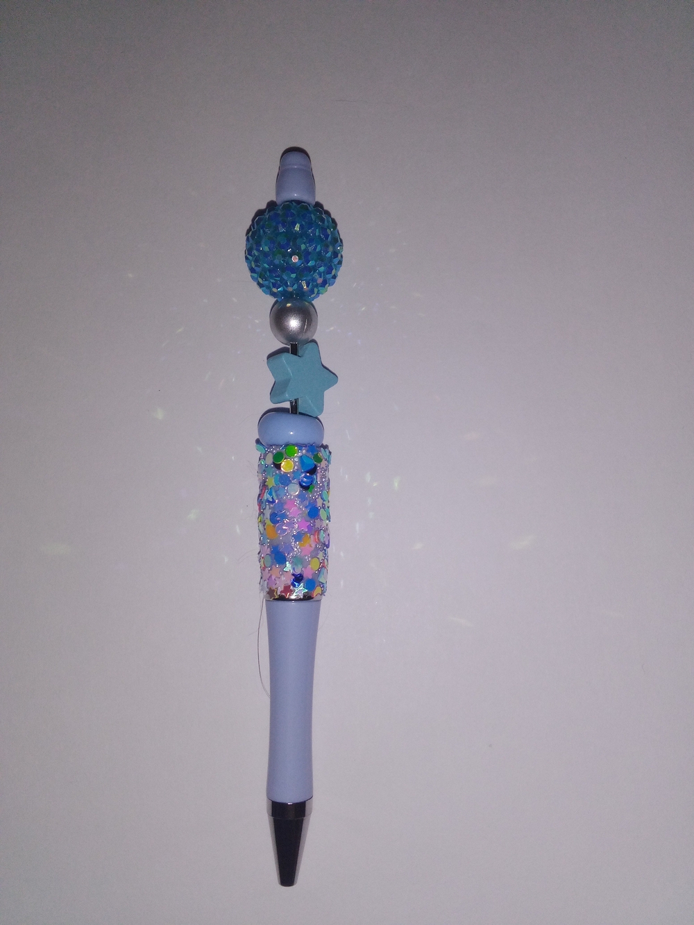 Sparkle Star Blue Kids Decorative Ink Pen